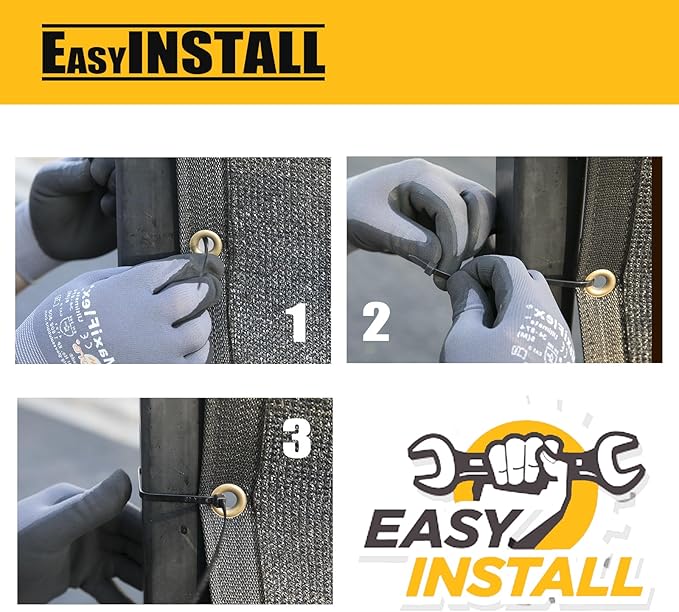Customized 4' x 39' Brown Fence Privacy Screen, - Image 2