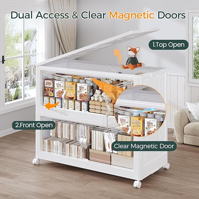 900QT Extra Large Stackable Storage Bins - Image 3