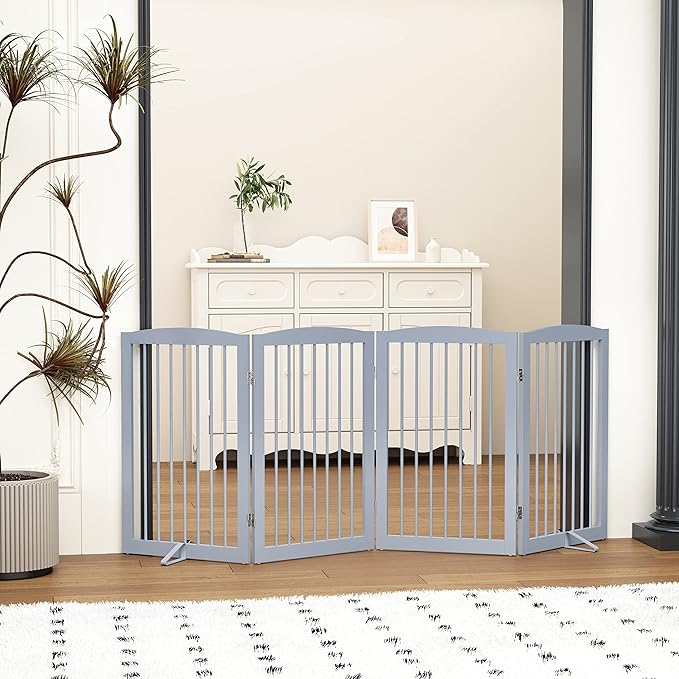 Freestanding Wooden Pet Gate - Image 2