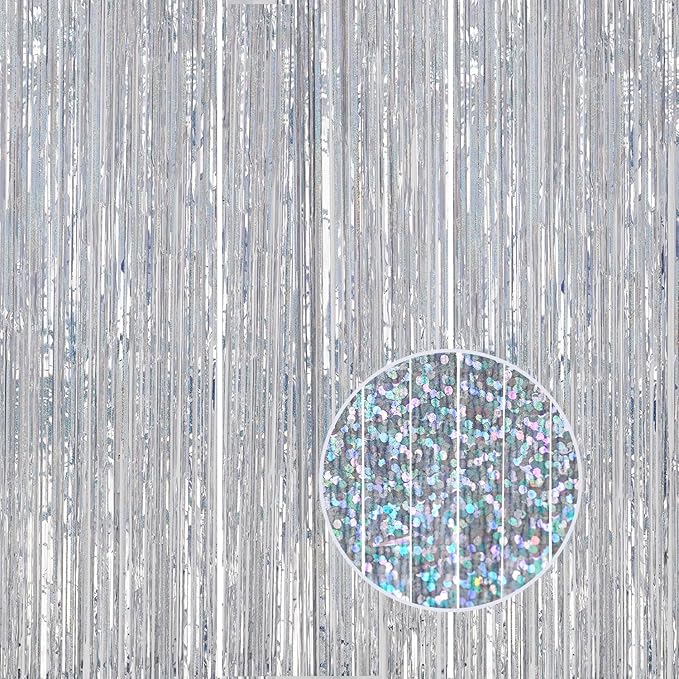 3 Pack Foil Fringe Backdrop by DECOCKRAT