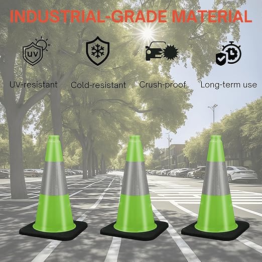 18" Traffic Safety Cones Road Cones, Construction Cone - Image 6