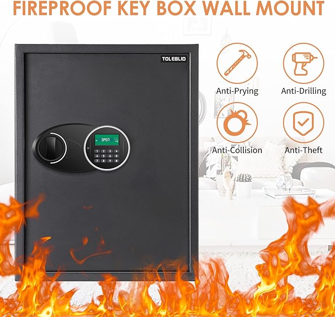 220 Position Large Key Lock Box Wall Mount - Image 3