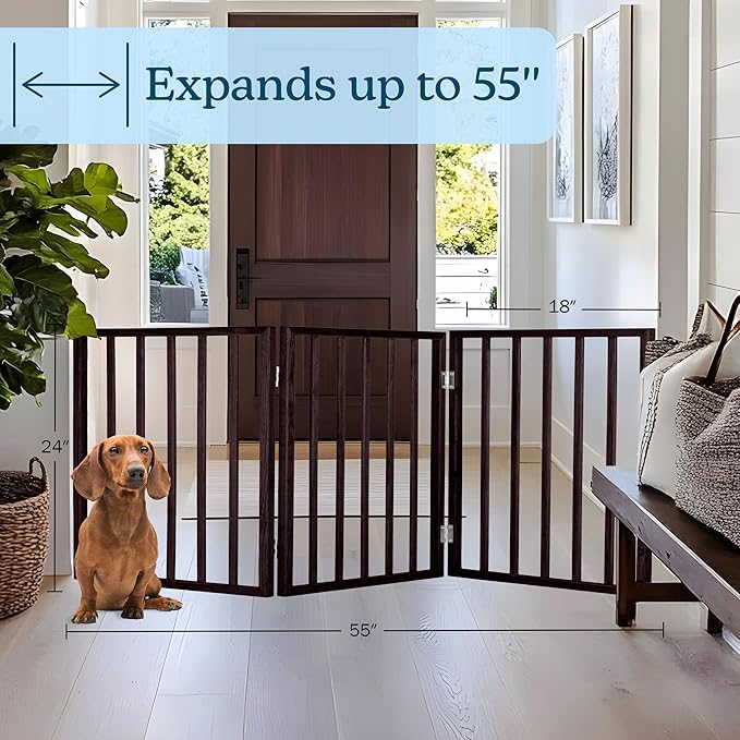 3-Panel Indoor Foldable Dog Fence - Image 5