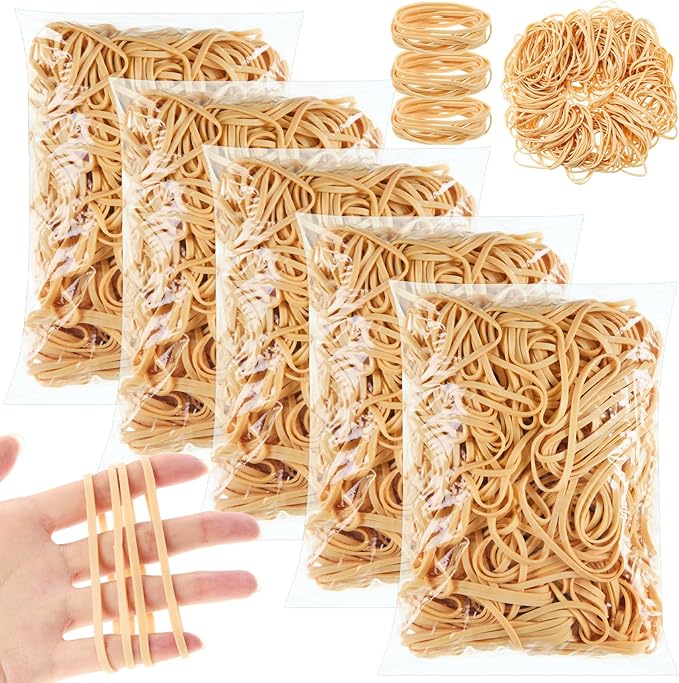 Marspark Rubber Bands Bulk Elastic Rubber Bands 5 lb File Folder Strong Elastic by Marspark