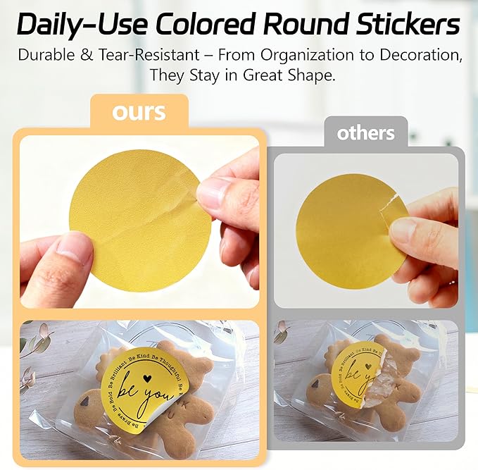 2 inch Dot Stickers Labels Circle Garage Sale Sticker 750Pcs Round Thermal - Image 5