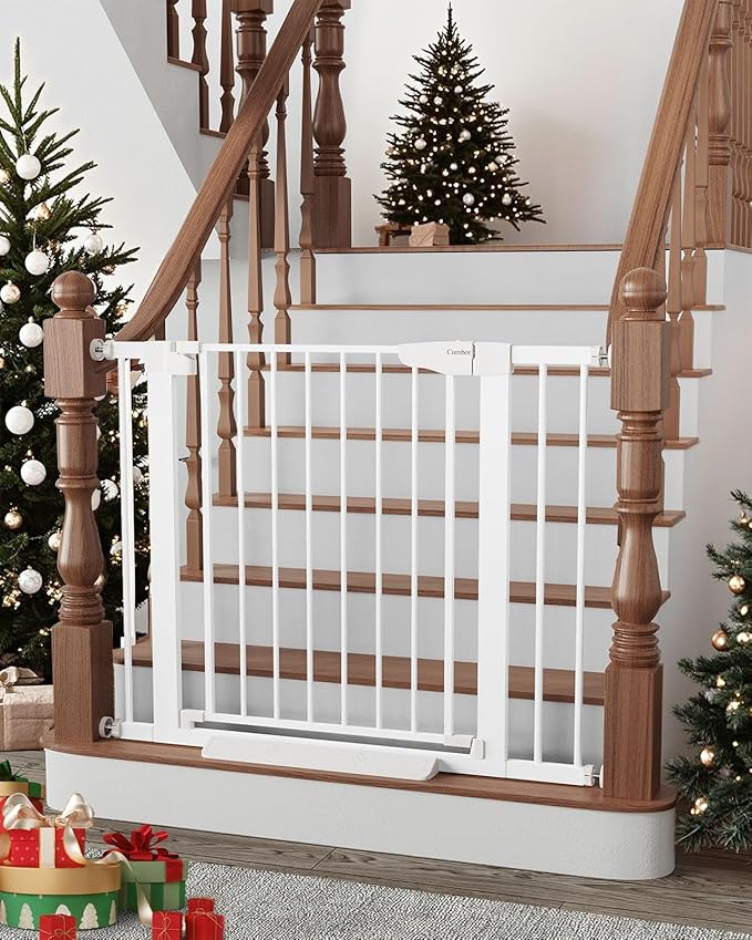 Cumbor 29.7-40.6" Baby Gate for Stairs, Mom's Choice Awards Winner-Dog Gate for by Cumbor