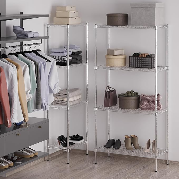 18" Deep x 36" Wide x 74" Height Wire Shelving Kit | 4-Tier | NSF Commercial - Image 5