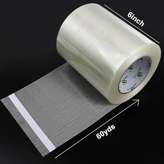 BOMEI PACK Wide Strapping Tape 6Inch, Heavy Duty Reinforced Packing Tape - Image 2