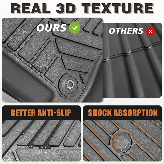 TripleAliners Floor Mats All Weather Liner Compatible - Image 5