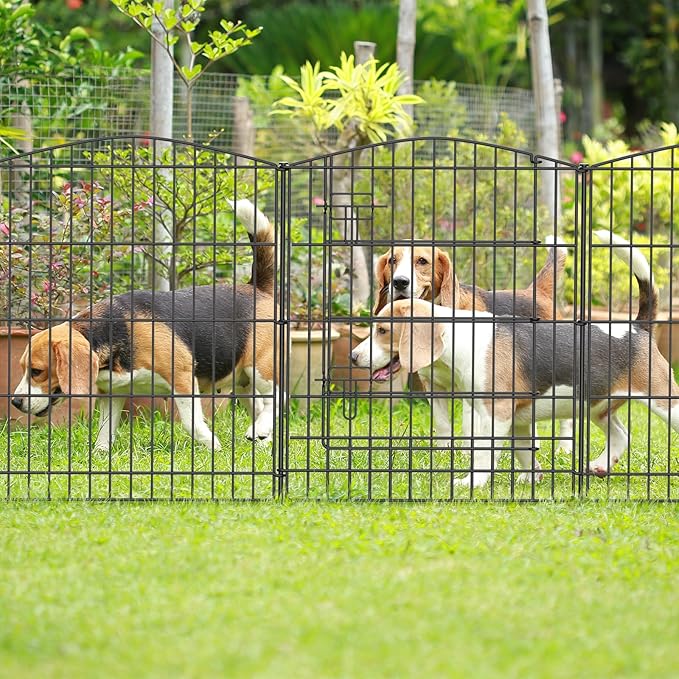 INJOPEXI Garden Fence 12 Panels 23.6ft×30in Decorative Garden Fences - Image 5
