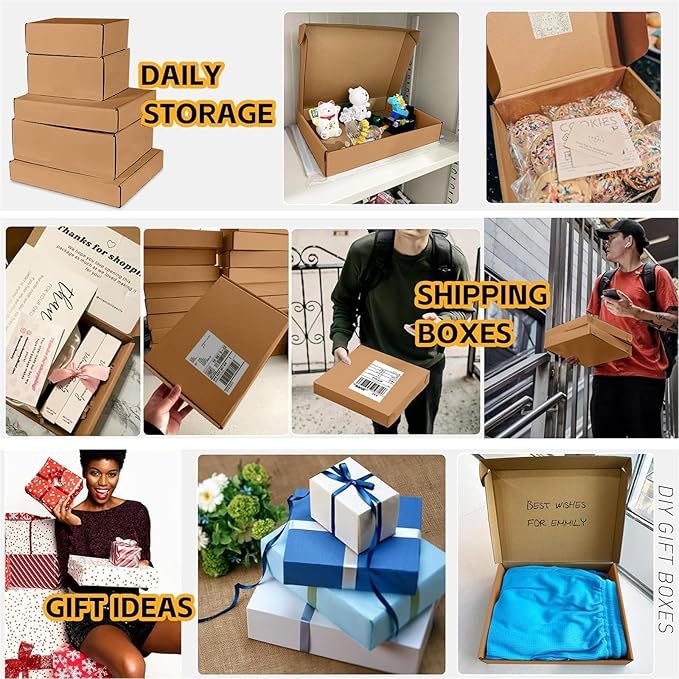 12x9x4 inch Shipping Boxes Set of 20 - Image 5