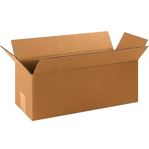 BOX USA Shipping Boxes 16"L x 5"W x 5"H 25-Pack Long Corrugated Boxes by BOXUSA