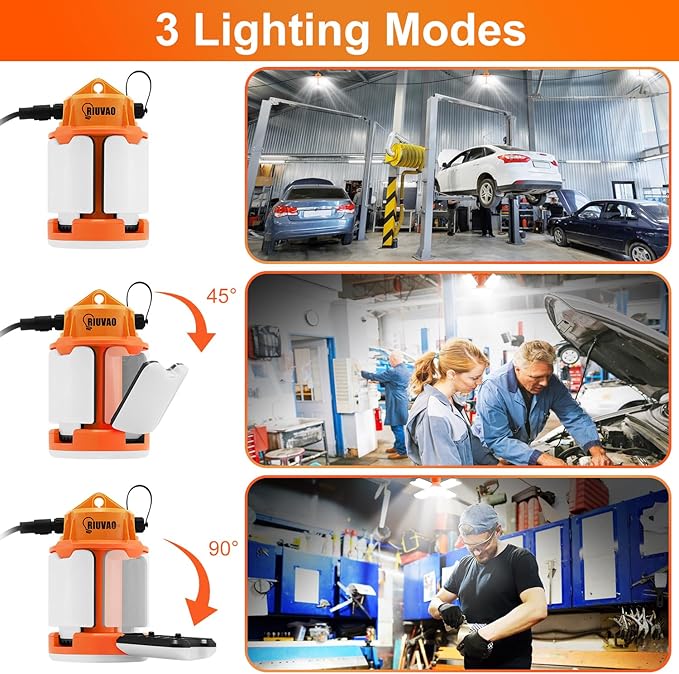 LED Temporary Work Light 70W Daylight White 5000K 10500 Lumens Construction - Image 3