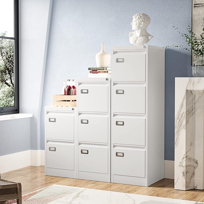 3 Drawer File Cabinet, Filing Cabinets - Image 8