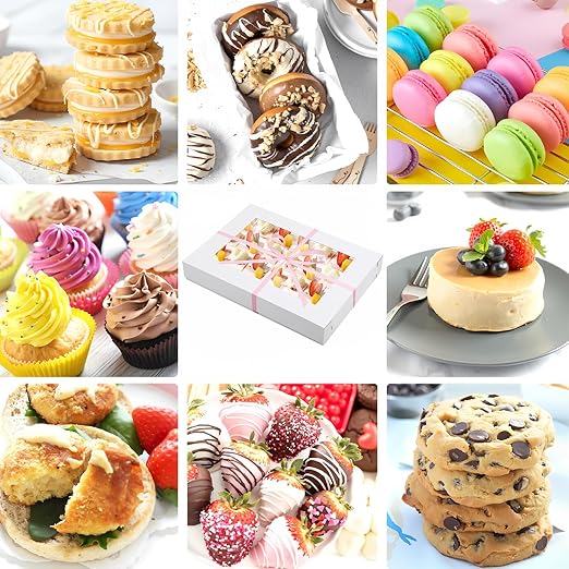 5 Set Corrugated Full Sheet Window Cake Box 26x18x4 Inch - Image 6