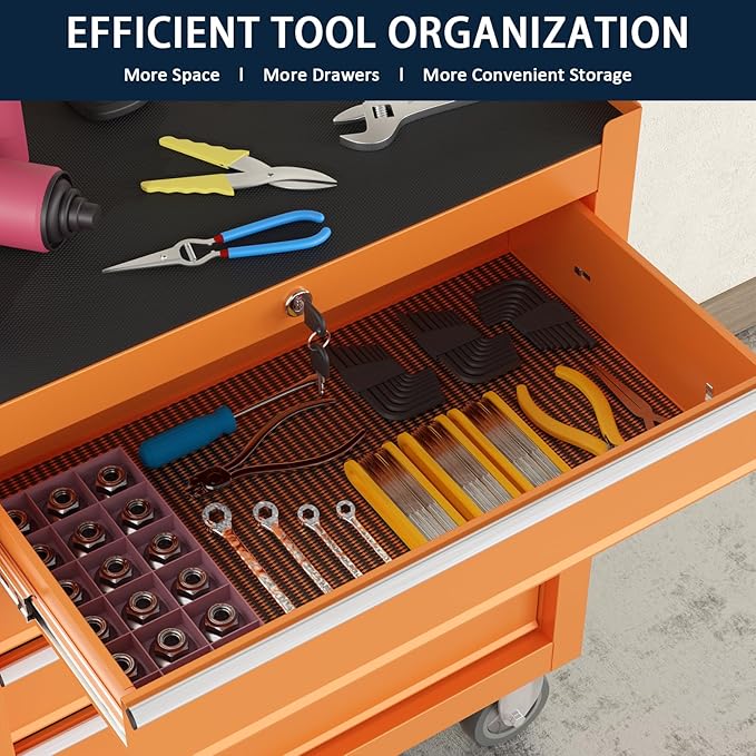 5-Drawer Metal Rolling Tool Chest - Image 3
