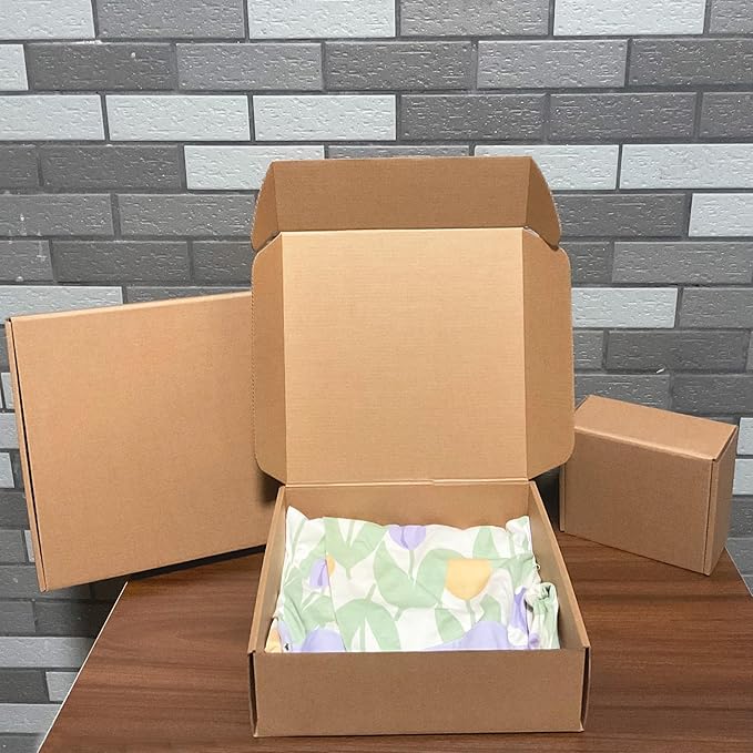 10x10x3 inch Shipping Boxes，Bulk 20 Pack，Brown Corrugated Mailers Cardboard - Image 8