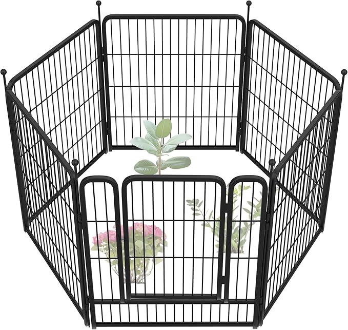 FXW Garden Fence Outdoor for The Yard – 32in x 13.3ft Heavy Duty Metal Animal by FXW