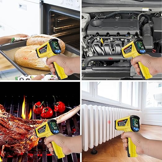 MESTEK Infrared Thermometer Gun, Non-Contact Digital Laser Thermometer - Image 8
