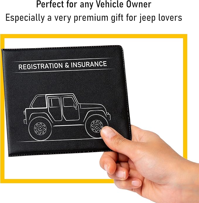 CANOPUS Car Registration and Insurance Holder, Car Document Holder, Vehicle - Image 5