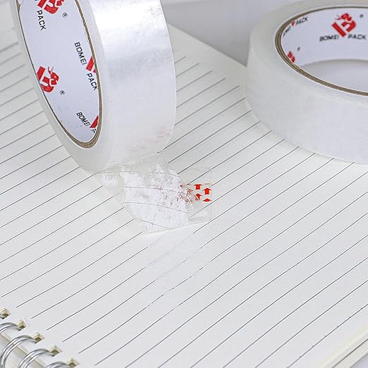 BOMEI PACK Clear Tape, 1 Inch x 164 Ft, Transparent Tape Refills, Strong Gift - Image 5
