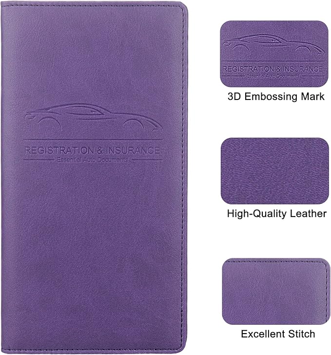 Premium Car Registration & Insurance Card Holder - Image 5