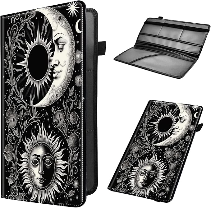 Car Registration and Insurance Holder, Leather Car Glove Box Organizer by Unknown