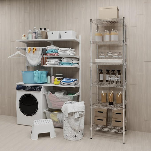 24" Deep x 24" Wide x 74" Height Wire Shelving Kit | 6-Tier | NSF Commercial - Image 2