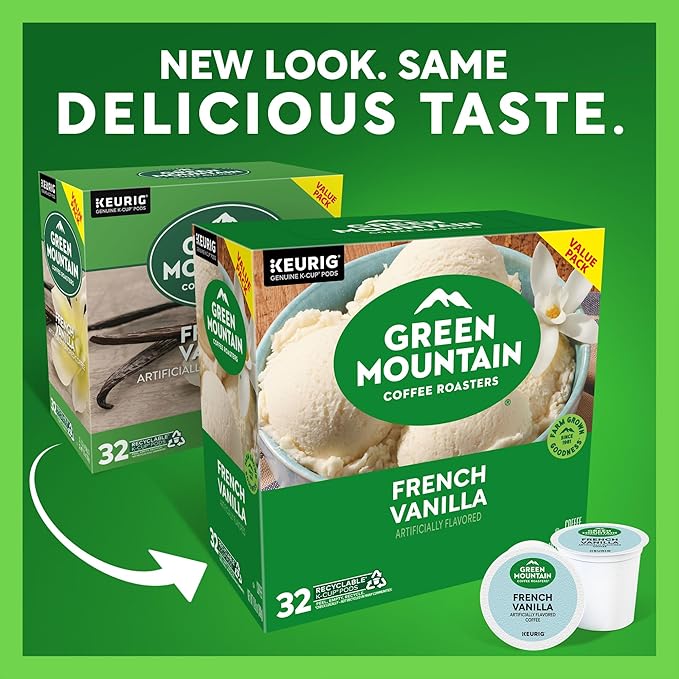 Green Mountain Coffee Roasters French Vanilla Coffee, Keurig Single-Serve K-Cup - Image 2