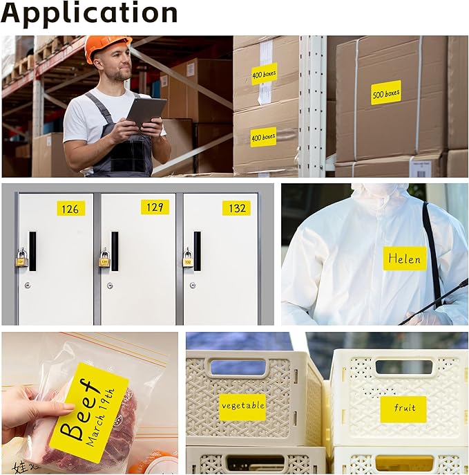 PARLAIM 3 X 5 Inch 1000Per/4Rolls Rectangle Inventory Color Coding Labels - Image 6