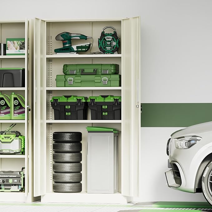 INTERGREAT Metal Storage Cabinet, Storage Locker - Image 8