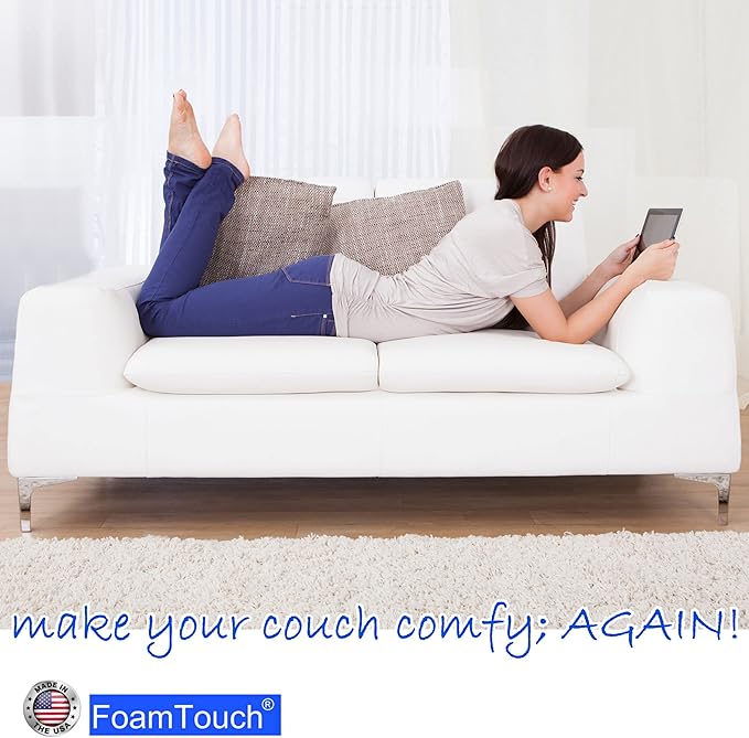 FoamTouch Upholstery Foam Cushion High Density 5'' Height x 30'' Width x 72'' - Image 5