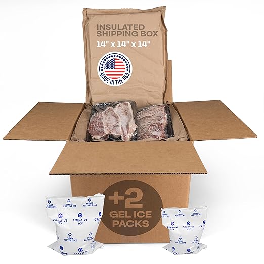 Insulated Thermal Shipping Box 14"x14"x14" by IDLPackaging