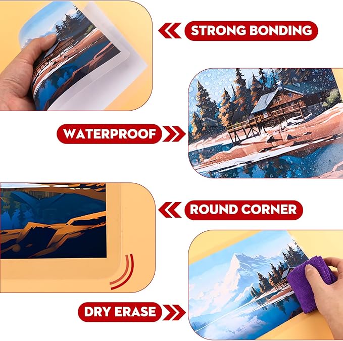 CAREGY 500 Pack Laminating Sheets, Holds 8.5 x 11 Inch Sheets, Thermal - Image 4