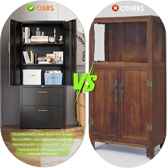 2 Drawer Lateral File Cabinet - Image 8