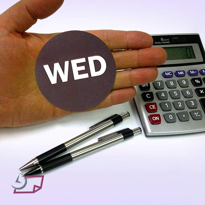 NextDayLabels - 2" Round Inventory Control Day of The Week Labels - 500 Per Roll - Image 4