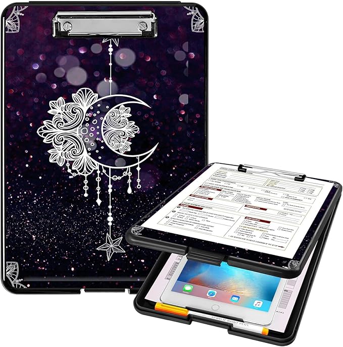 A4 Clipboards, Heavy Duty Waterproof Nursing Plastic Folder Clipboard by Unknown