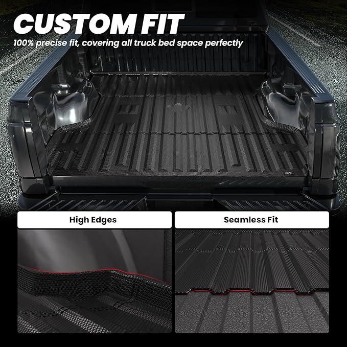 LASFIT Truck Bed Mat for 2009-2016 Ford F250 F350 F450 6.75ft Super Duty 81.9'' - Image 3