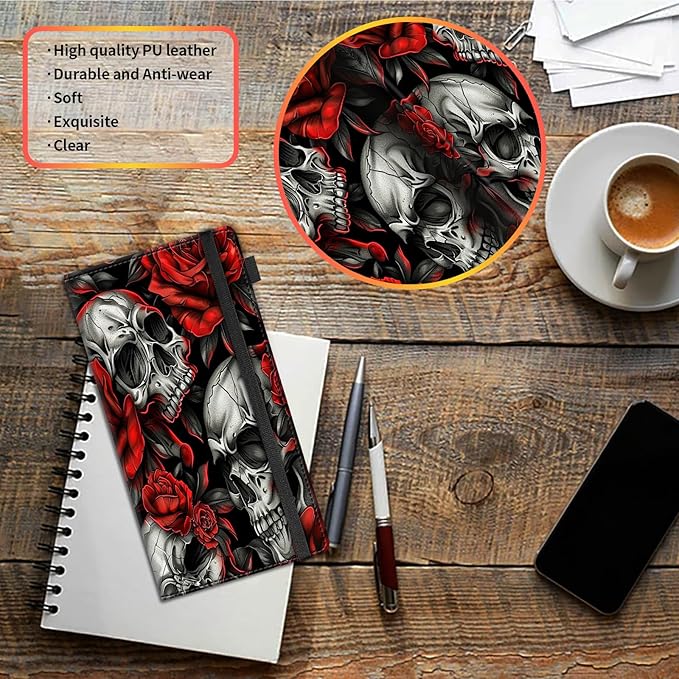 Car Registration and Insurance Holder, Leather Vehicle Glove Box Organizer - Image 5