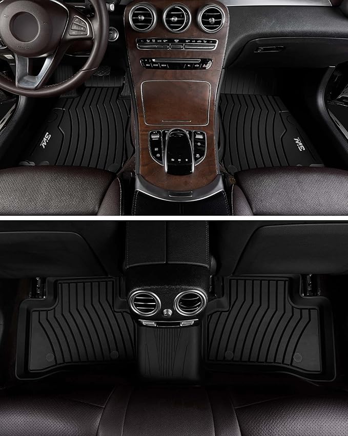 3W Floor Mats for Benz GLC 2023-2026, TPE All Weather Custom Fit Floor Liner - Image 8