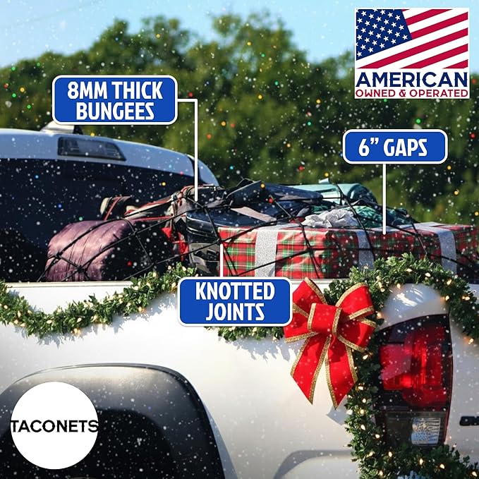 Cargo Net for Toyota Tacoma Long Bed - Image 2