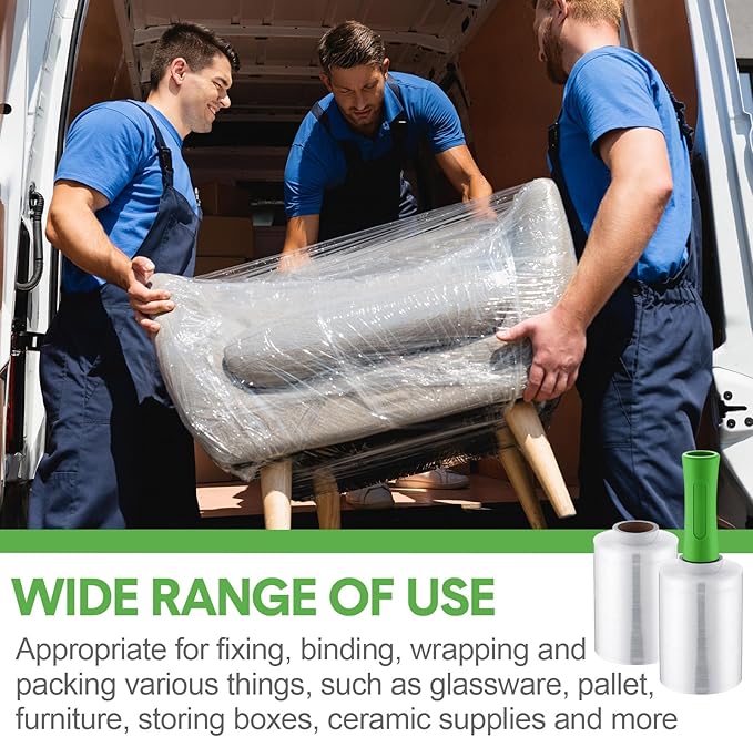Jutom 16 Pcs Stretchy Wrap Roll Plastic Wrap - Image 7