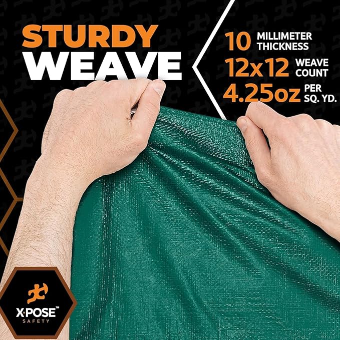 Heavy Duty Poly Tarp 20' x 20' - Image 5