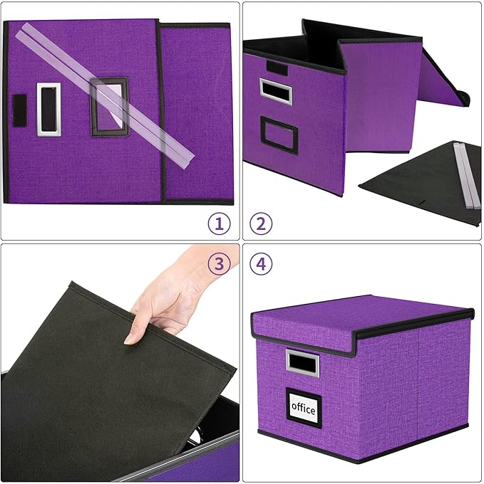 Huolewa Upgraded File Organizer Boxes - Image 7