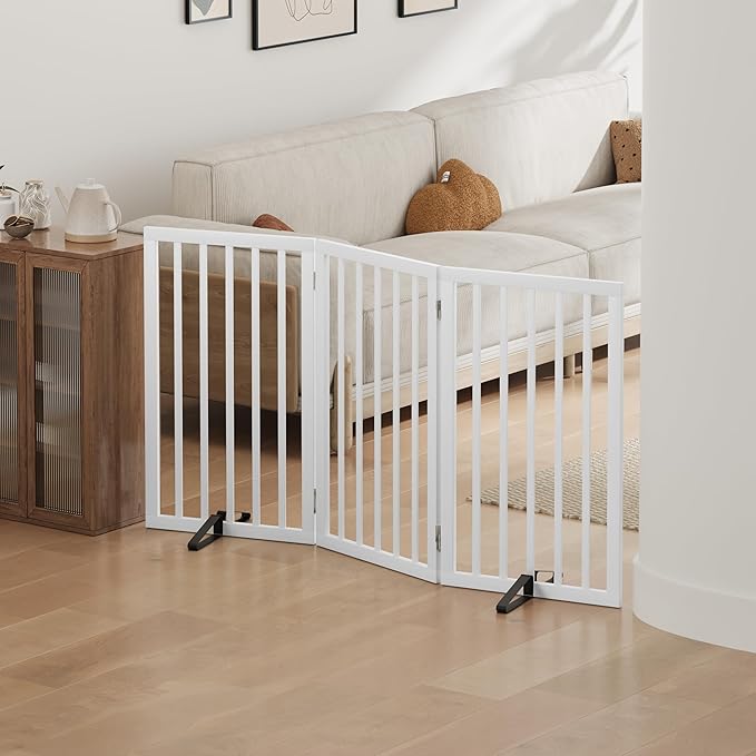 Dog Gates for Doorways, Tall Dog Gate Indoor, Foldable Pet Gates for Doorways - Image 7