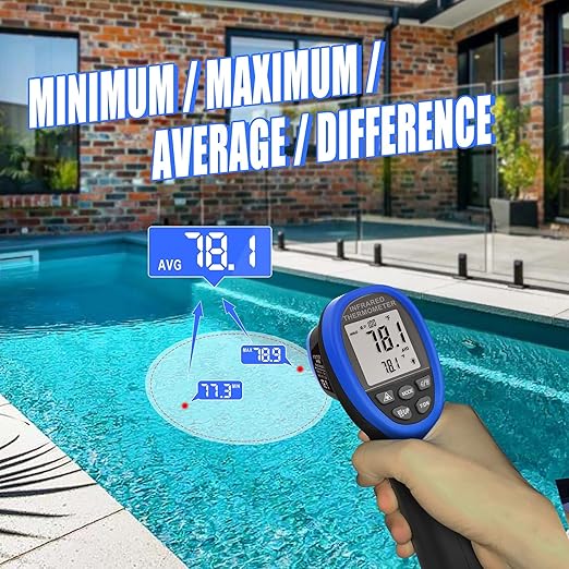 BTMETER BT-1500 Non-Contact Pyrometer 30:1 Industrial Laser Thermometer Gun - Image 4