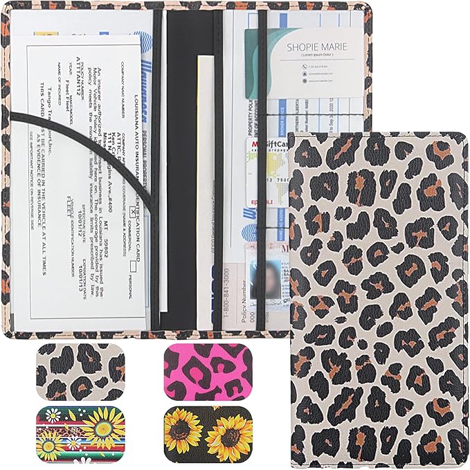 Premium Car Registration & Insurance Card Holder by LumiMokki