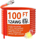 HUANCHAIN 12/3 Gauge Heavy Duty Outdoor Extension Cord 100 ft Waterproof by huanchain