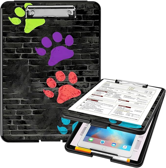 A4 Clipboards, Heavy Duty Waterproof Nursing Plastic Folder Clipboard by Unknown
