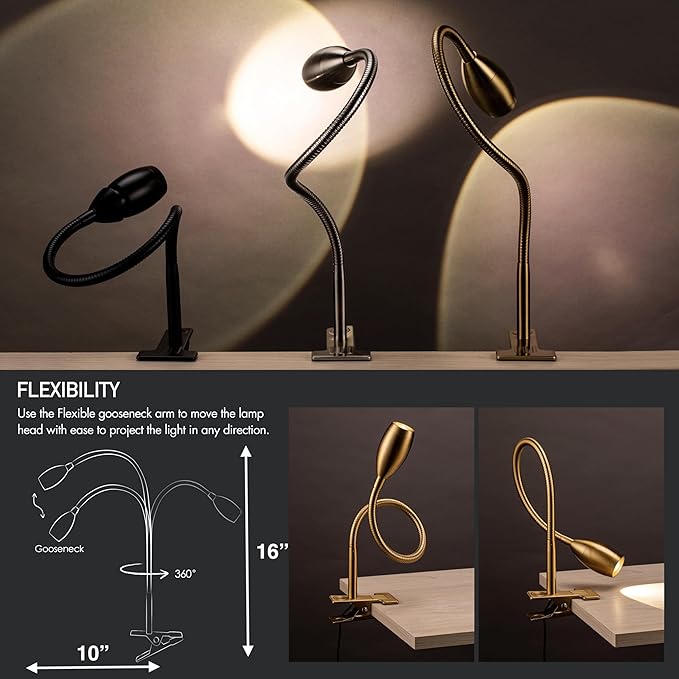 O'Bright Lumos - Versatile Clip-on Lamp: Zoomable Spotlight, Dimmable LED - Image 5